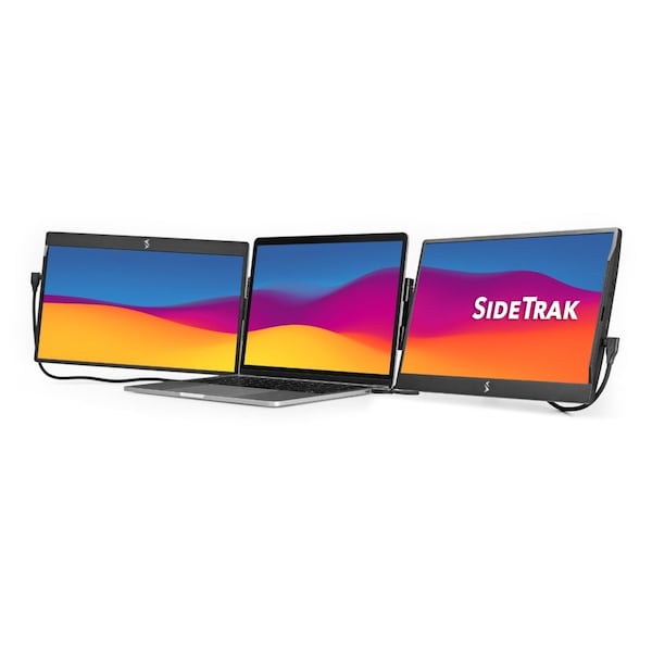 Luxor SideTrak Swivel Triple HD 125 Attachable Portable Monitor LTTL122 - main